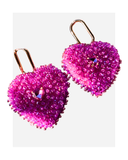 Jewelry set "Hearts" pink