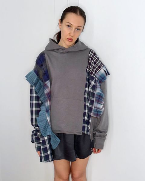 Gray hoodie