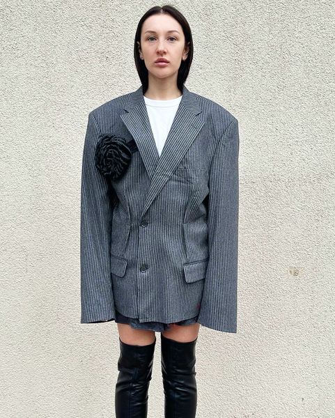 Long gray jacket