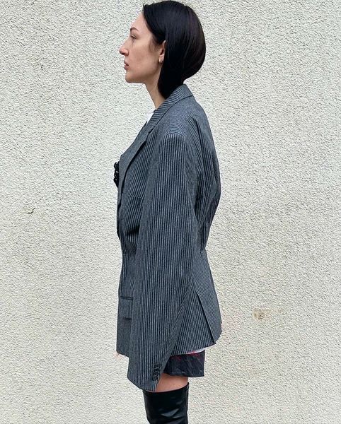 Long gray jacket