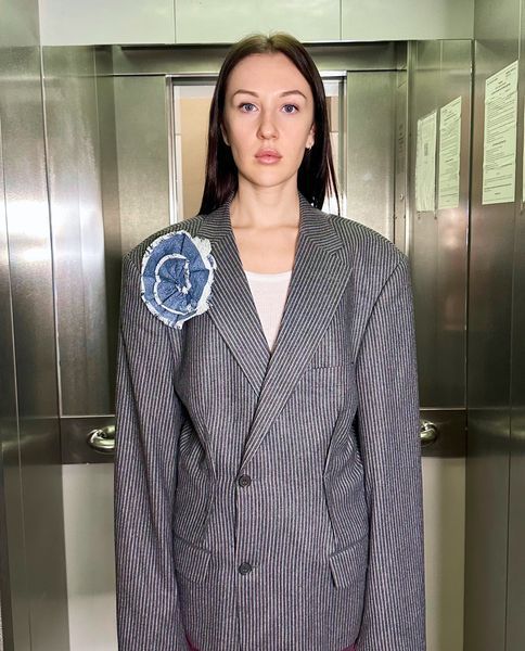 Long gray jacket