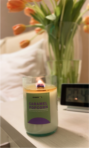 Upcycle candle Caramel Popcorn