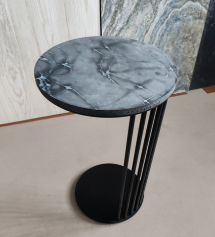 Console made of recycled plastic