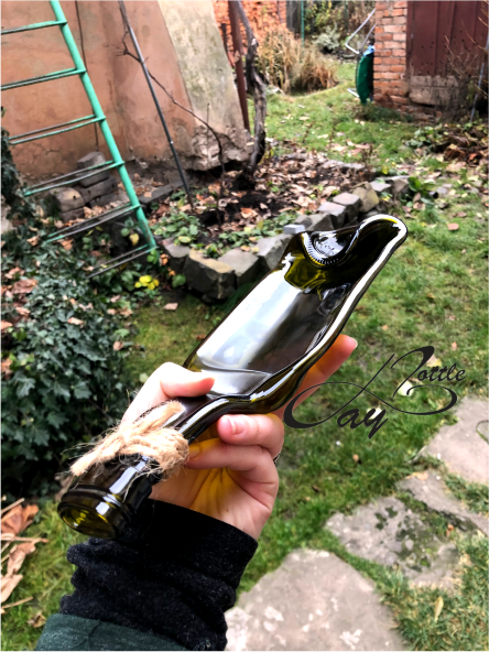 Wine bottle deep plate