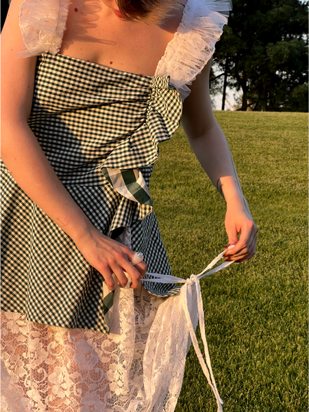 Green angel Dress