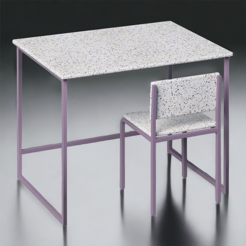 A set of furniture made of recycled plastic